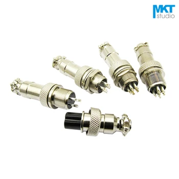 50Pair GX12 12mm Female 250V 5A Electrical Aviation Plug Connector 2P/3P/4P/5P/6P
50Pair GX12 12mm Female 250V 5A Electrical Aviation Plug Connector 2P/3P/4P/5P/6P