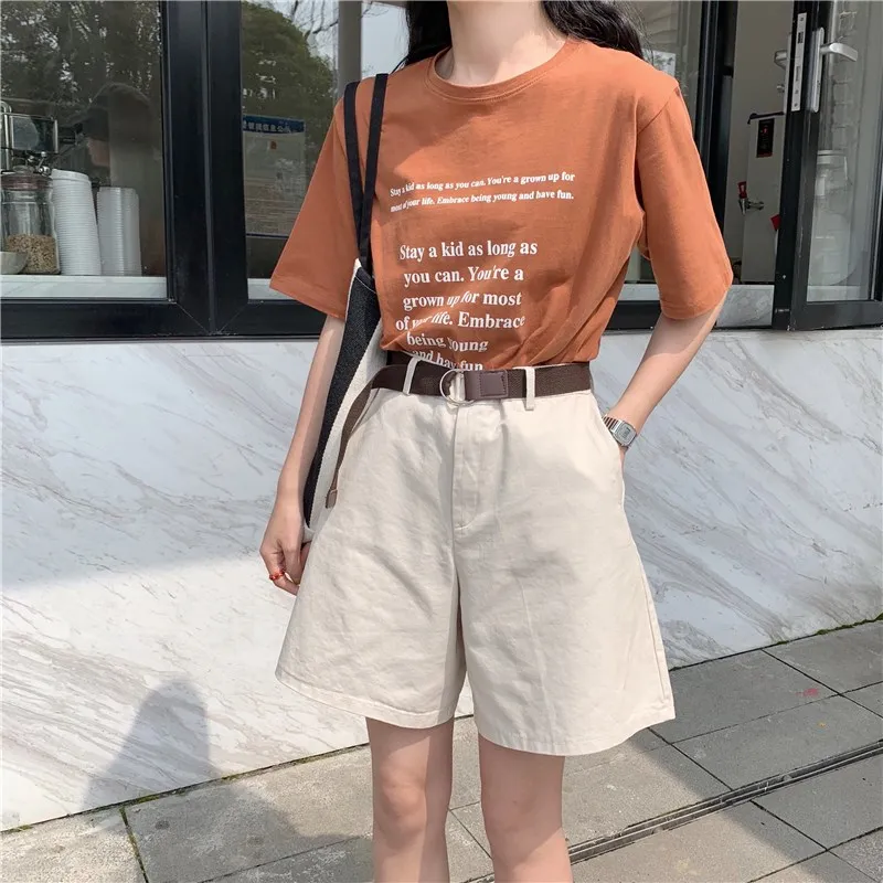 (Free Belt Gift) Summer Women Cotton Bermuda Feminina High Waist Casual Sweatpants Knee Length Beach Trousers Female Shorts
(Free Belt Gift) Summer Women Cotton Bermuda Feminina High Waist Casual Sweatpants Knee Length Beach Trousers Female Shorts