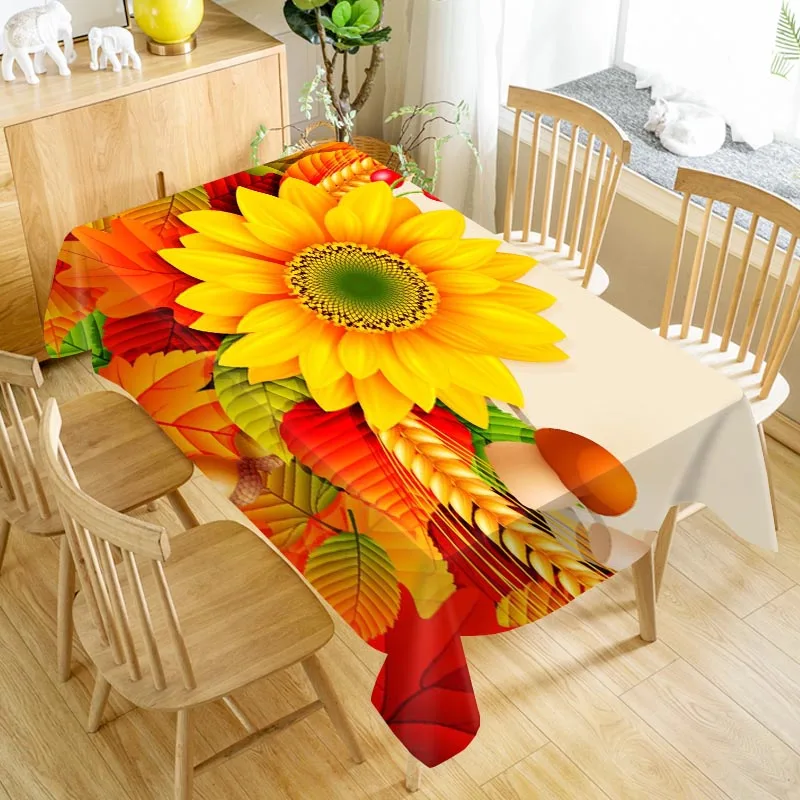 Big Sunflower Tablecloth Washable Cloth Thicken Oxford Rectangular Table Cloth for Wedding Customizable size 100X140cm/140X200cm
Big Sunflower Tablecloth Washable Cloth Thicken Oxford Rectangular Table Cloth for Wedding Customizable size 100X140cm/140X200cm