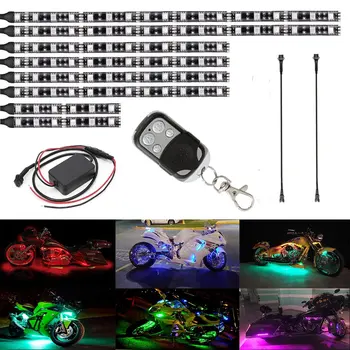 Motorcycle led light kit 8PCS with Wireless Remote Controller RGB Multi-Color Neon Glow Flashing Lights for Harley Davidso ST187
Motorcycle led light kit 8PCS with Wireless Remote Controller RGB Multi-Color Neon Glow Flashing Lights for Harley Davidso ST187