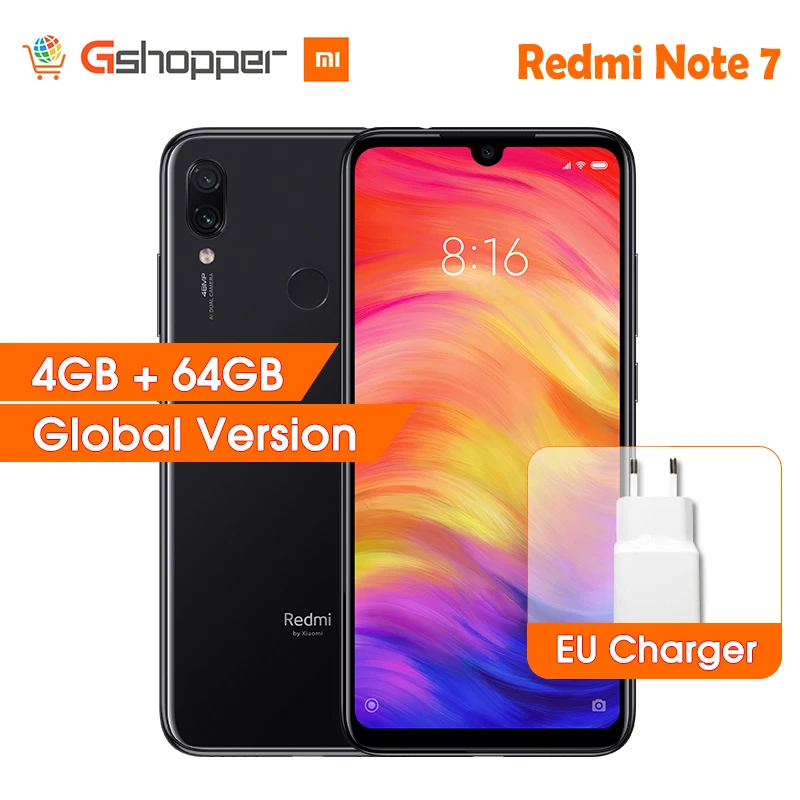 In Stock Global Version Xiaomi Redmi Note 7 4GB RAM 64GB ROM Snapdragon 660 Octa Core 6.3" Smartphone 2340 x 1080 4000mAh
In Stock Global Version Xiaomi Redmi Note 7 4GB RAM 64GB ROM Snapdragon 660 Octa Core 6.3" Smartphone 2340 x 1080 4000mAh
