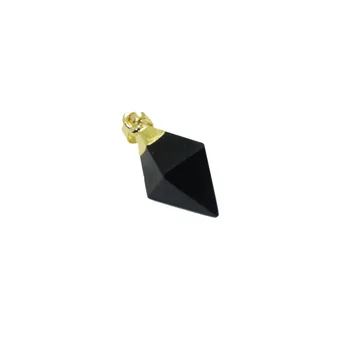 5pc Indian Jewelry Stone Pyramid Pendant Faceted crystal quartz gold point women Black Obsidian healing necklace pendant famale
5pc Indian Jewelry Stone Pyramid Pendant Faceted crystal quartz gold point women Black Obsidian healing necklace pendant famale