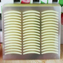 Adomaner 480 pièces S maquillage clair Beige paupière rayure gros yeux Invisible Double pli ombre autocollant Double paupière bande outils de beauté(China)