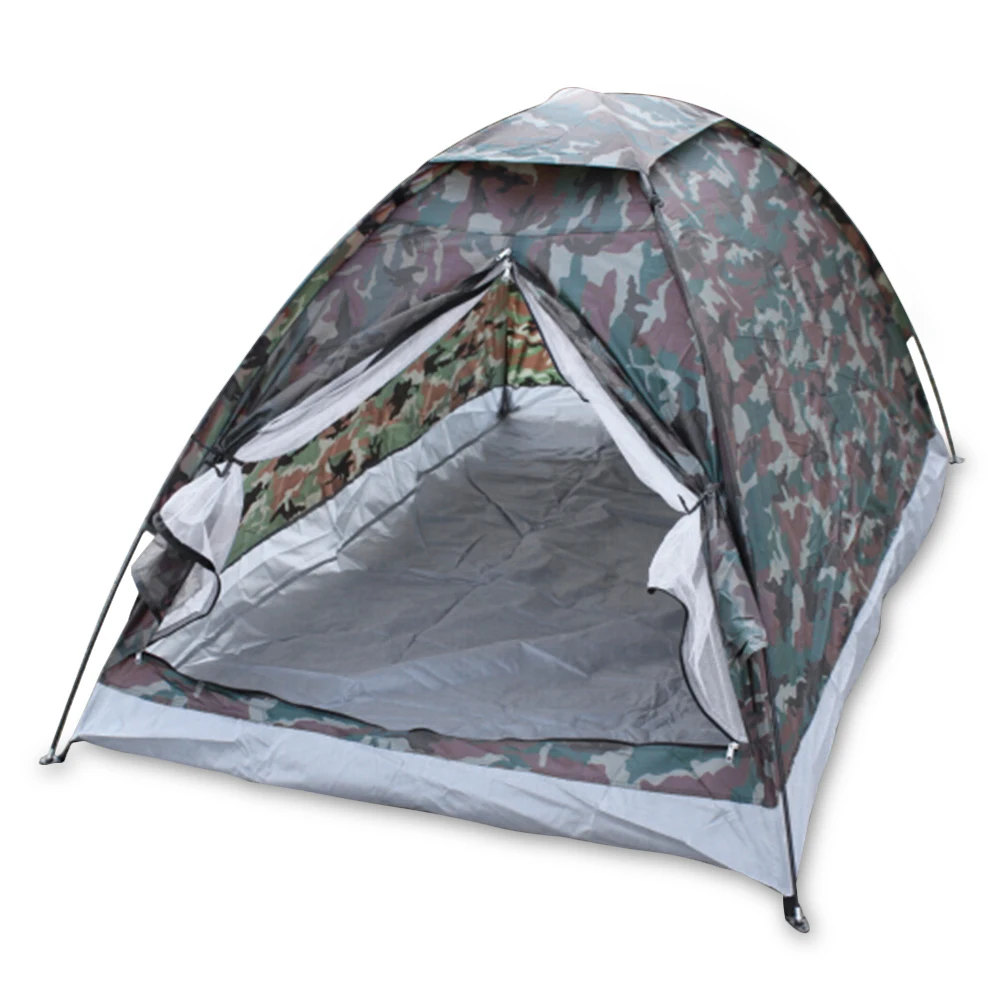 Outdoor Portable Camouflage Beach Tent Camping Tent for 2 Person Single Layer polyester fabric Tents PU1000mm Carry Bag Travel
Outdoor Portable Camouflage Beach Tent Camping Tent for 2 Person Single Layer polyester fabric Tents PU1000mm Carry Bag Travel