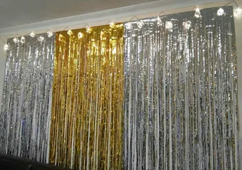 party backdrops decoration1 * 2m Metallic Foil Door Curtain party balloons decor Party Christmas Wedding Photo booth props
party backdrops decoration1 * 2m Metallic Foil Door Curtain party balloons decor Party Christmas Wedding Photo booth props