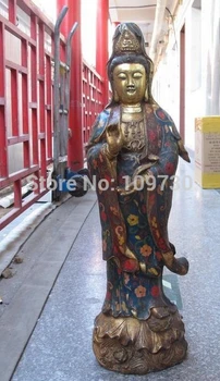 002651 29"Tibet Bronze handwork Cloisonne RuYi kwan-yin Goddess of Mercy Buddha Statue
002651 29"Tibet Bronze handwork Cloisonne RuYi kwan-yin Goddess of Mercy Buddha Statue