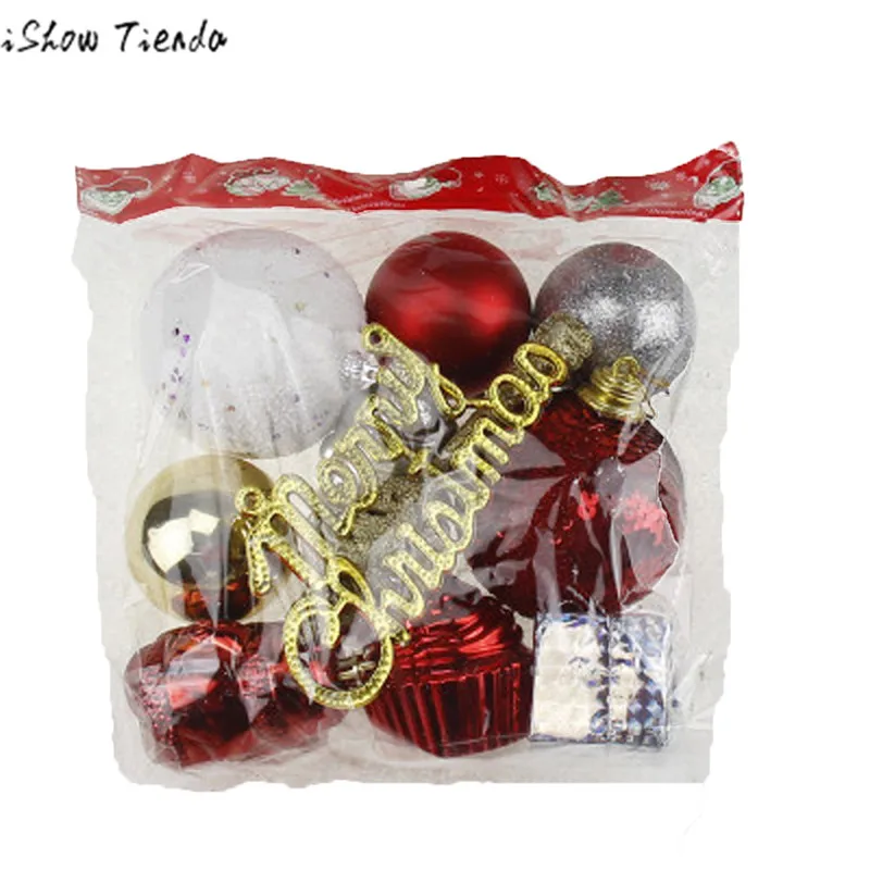 ISHOWTIENDA Romantic Home Decor Christmas Balls Baubles Party Xmas Tree Decorations Hanging Ornament Decor New Year's Decor
ISHOWTIENDA Romantic Home Decor Christmas Balls Baubles Party Xmas Tree Decorations Hanging Ornament Decor New Year's Decor