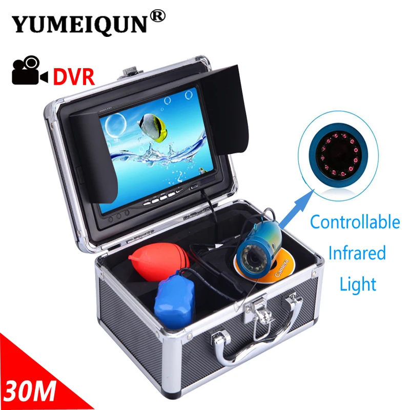 YUMEIQUN 7 Inch 30M Underwater Fishing Camera HD 1000TVL Fishfinder Camera Kit Recording DVR Winter Ice Fishing Infrared Lamp
YUMEIQUN 7 Inch 30M Underwater Fishing Camera HD 1000TVL Fishfinder Camera Kit Recording DVR Winter Ice Fishing Infrared Lamp