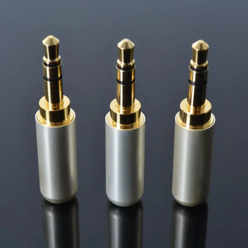 4pcs/lot Copper Gold Plated 3.5mm Male Mini Jack Plug soldering 4 pole plug Repair Headphone Cable Solder
4pcs/lot Copper Gold Plated 3.5mm Male Mini Jack Plug soldering 4 pole plug Repair Headphone Cable Solder