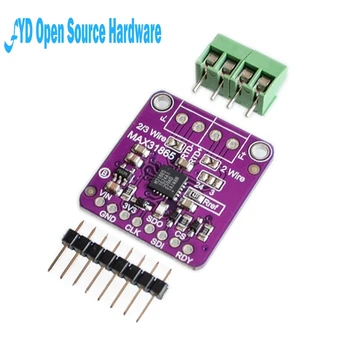 1pcs MAX31865 RTD platinum resistance temperature detector module PT100 to PT1000
1pcs MAX31865 RTD platinum resistance temperature detector module PT100 to PT1000