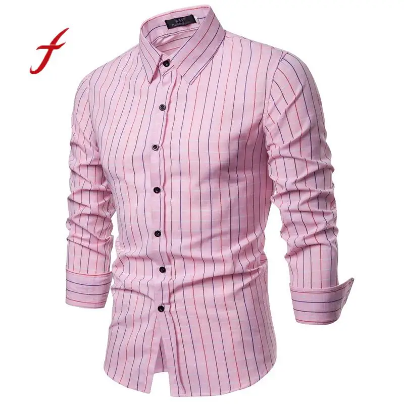 Feitong Slim Fit Tops New Style Men's Long Sleeved Shirt lattice Print Elegant Business office Wear Blouse Males Roupas /PT
Feitong Slim Fit Tops New Style Men's Long Sleeved Shirt lattice Print Elegant Business office Wear Blouse Males Roupas /PT