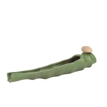 Buddhism Incense Burner Green Ceramic Buddha Incense Censer Aromatherapy Smoke Backflow Incense Stick Holder Home Decor Crafts
Buddhism Incense Burner Green Ceramic Buddha Incense Censer Aromatherapy Smoke Backflow Incense Stick Holder Home Decor Crafts