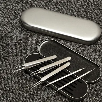 High Quality 5pcs Blackhead Remover Tool Set Stainless Acne Needle Pimple Tweezers Comedone Acne Extractor Face Skin Care Tools 
High Quality 5pcs Blackhead Remover Tool Set Stainless Acne Needle Pimple Tweezers Comedone Acne Extractor Face Skin Care Tools