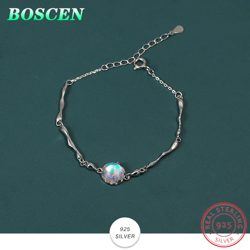 BOSCEN Crystal 925 Sterling Silver Bracelet For Women Girl Birthday Gift Korea cute 2019 Simple Temperament Romantic Luxury
BOSCEN Crystal 925 Sterling Silver Bracelet For Women Girl Birthday Gift Korea cute 2019 Simple Temperament Romantic Luxury