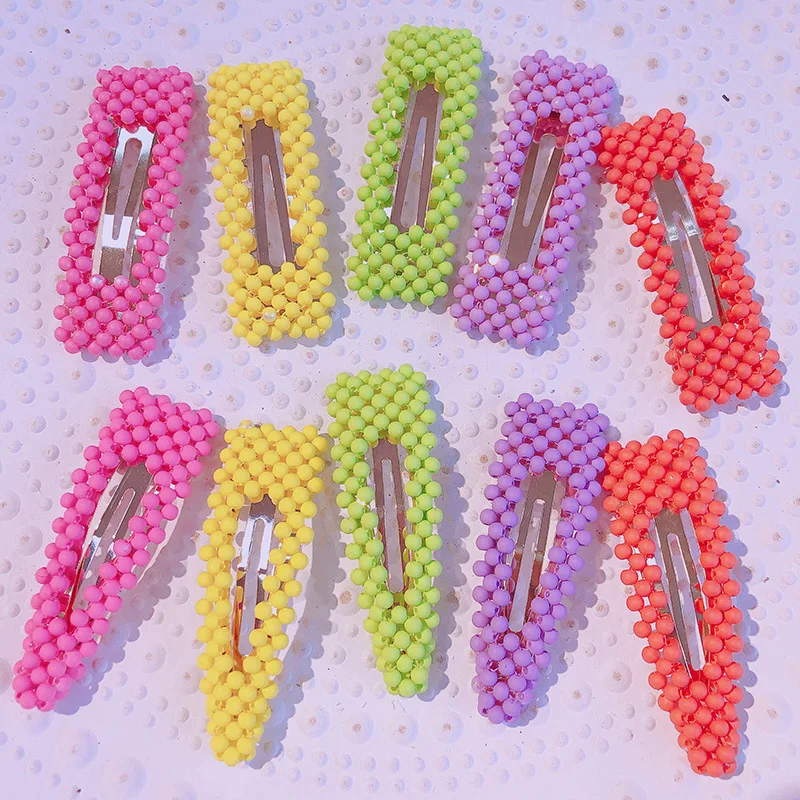2019 New Handmade Clips lColorful Acrylic Beaded Hairpins Barrettes For Women Girls Candy Color Irregular Shape Beads Hairgrips
2019 New Handmade Clips lColorful Acrylic Beaded Hairpins Barrettes For Women Girls Candy Color Irregular Shape Beads Hairgrips