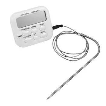 1 Pc Food Thermometer TA278 Digital Wireless Timer Temperature Alarm Meat Thermometer for Cooking Kitchen Home Barbecue
1 Pc Food Thermometer TA278 Digital Wireless Timer Temperature Alarm Meat Thermometer for Cooking Kitchen Home Barbecue