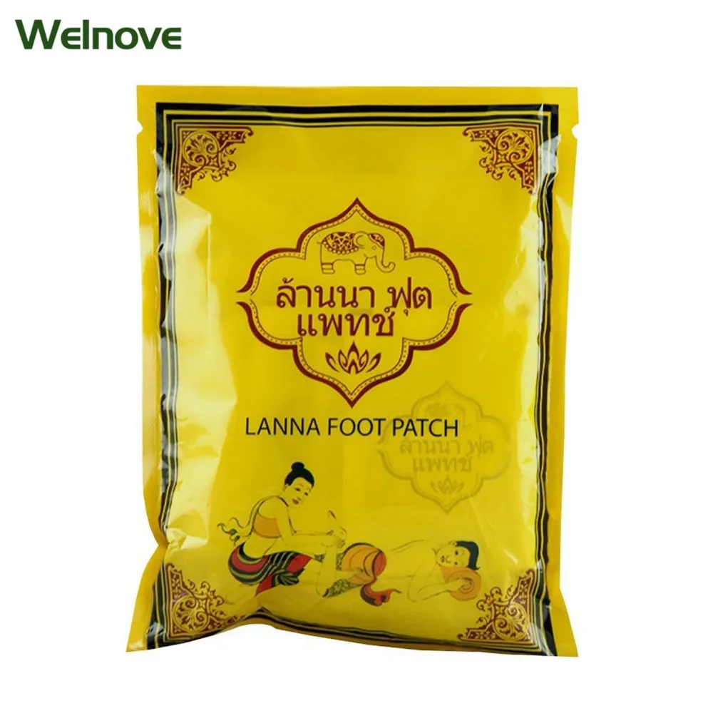 10Pcs/Bag Thailand LANNA Detox Foot Patch Pads Detoxify Toxins Adhesive Keeping Fit Organic Herbal Patches C122
10Pcs/Bag Thailand LANNA Detox Foot Patch Pads Detoxify Toxins Adhesive Keeping Fit Organic Herbal Patches C122