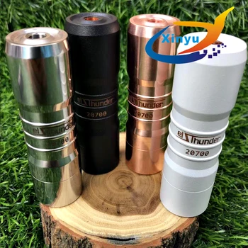 Newest arrived Elthunder Mod V3 18650/20700 battery 24mm Red copper mechanical mod vaporizer box mod fit 510 thread Atomizer RDA
Newest arrived Elthunder Mod V3 18650/20700 battery 24mm Red copper mechanical mod vaporizer box mod fit 510 thread Atomizer RDA