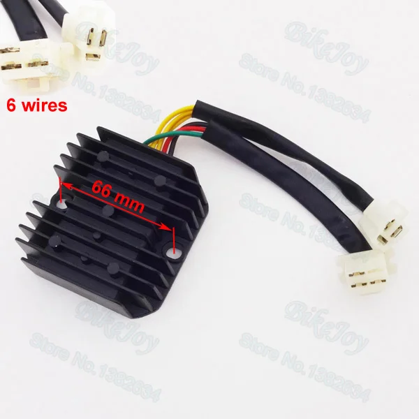 6 Wires Voltage Regulator Rectifier For CM400 CM450 1979-1986 CH 125cc 150cc 250cc Moped Scooter CN250 Motorbike Motorcycle
6 Wires Voltage Regulator Rectifier For CM400 CM450 1979-1986 CH 125cc 150cc 250cc Moped Scooter CN250 Motorbike Motorcycle