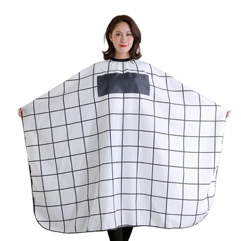 Customized Logo Salon Plaid Hairdressing Cape Fashion Quadrille Check Pattern Hair Apron Gown Cover Styling Customer Cloth U1216
Customized Logo Salon Plaid Hairdressing Cape Fashion Quadrille Check Pattern Hair Apron Gown Cover Styling Customer Cloth U1216