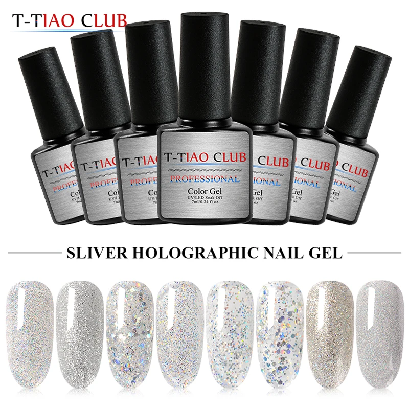 T-TIAO CLUB 7ml Glitter Sliver Series Gel Nail Polish Shiny Gel Varnishes Semi Permanent Nail Art Manicure Gel Polish Lacquer
T-TIAO CLUB 7ml Glitter Sliver Series Gel Nail Polish Shiny Gel Varnishes Semi Permanent Nail Art Manicure Gel Polish Lacquer