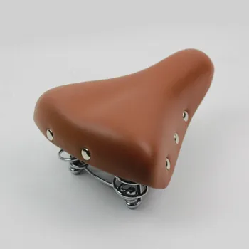 Q320 Free shipping Cycling Retro dead flying bicycle seat cushion spring seat commuter car Pu material brown Bicycle saddle
Q320 Free shipping Cycling Retro dead flying bicycle seat cushion spring seat commuter car Pu material brown Bicycle saddle