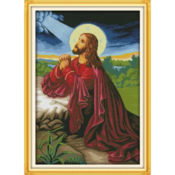Everlasting Love Jesus Chinese Cross Stitch Kits Ecological Cotton Clear Stamped Printed 14 11CT DIY Wedding Decoration For Home
Everlasting Love Jesus Chinese Cross Stitch Kits Ecological Cotton Clear Stamped Printed 14 11CT DIY Wedding Decoration For Home