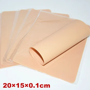 Hot Selling! Pro 10pcs/Set Blank Silicone Tattoo Practice Skin 20×15cm Double Sides For Practice tattoo Supply (20*15CM)
Hot Selling! Pro 10pcs/Set Blank Silicone Tattoo Practice Skin 20×15cm Double Sides For Practice tattoo Supply (20*15CM)