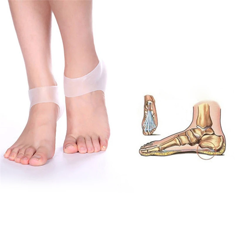 1 Pair Plantar Fasciitis Shock Absorbing Silicone Gel Sleeve Breathable Protective Heel Cracked Foot Skin Care Pain Relief
1 Pair Plantar Fasciitis Shock Absorbing Silicone Gel Sleeve Breathable Protective Heel Cracked Foot Skin Care Pain Relief