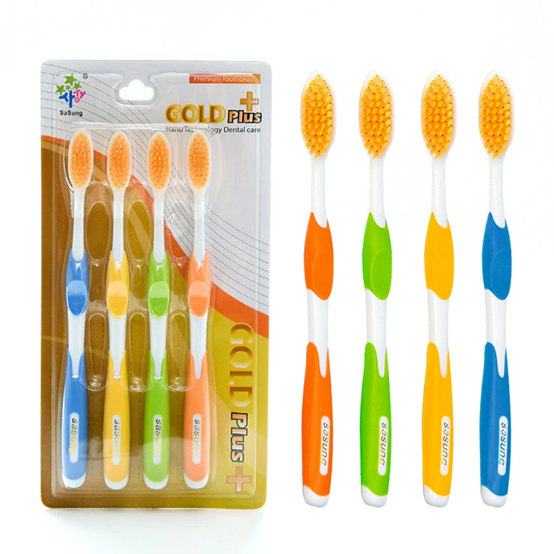 2018 New 4pcs/lot Adults Nano Toothbrush Double-layered Soft Hair Anti-slip Handle Toothbrush For Oral Hygiene
2018 New 4pcs/lot Adults Nano Toothbrush Double-layered Soft Hair Anti-slip Handle Toothbrush For Oral Hygiene