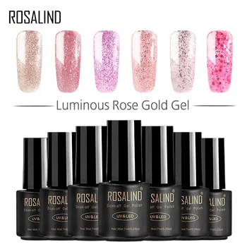 ROSALIND Gel 1S Gel Nail Polish Luminous Rose Gold Gel Lacquer Colorful Nail Art Semi permanent Vernis Soak off Manicure
ROSALIND Gel 1S Gel Nail Polish Luminous Rose Gold Gel Lacquer Colorful Nail Art Semi permanent Vernis Soak off Manicure