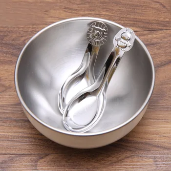 baby feeding spoon learning to eat training spoon