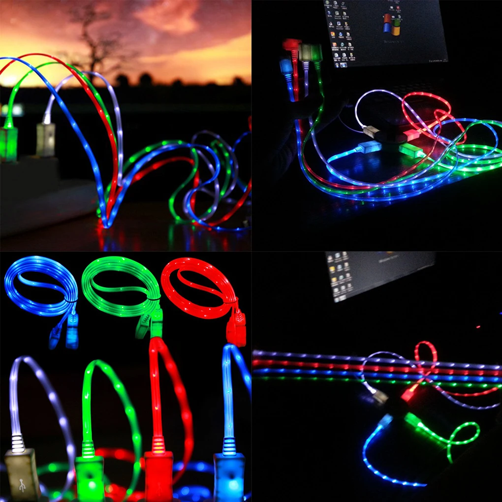 1M Micro USB Phone Cable Visible LED Flow Light Micro USB Charging Data Sync Cable for Android Phone Universal Phone Cables
1M Micro USB Phone Cable Visible LED Flow Light Micro USB Charging Data Sync Cable for Android Phone Universal Phone Cables
