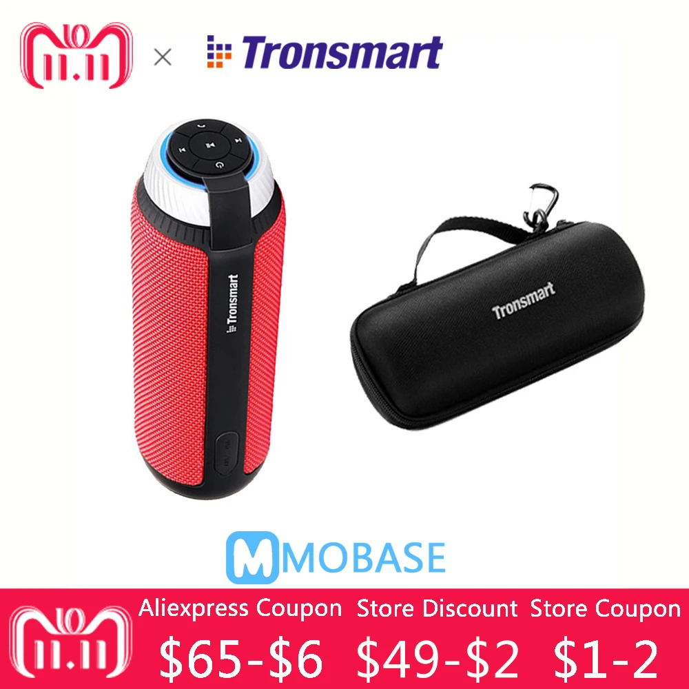 Tronsmart T6 Portable wireless Bluetooth Speaker Mini Speakers Column subwoofer Soundbar long play time Outdoor Loudspeaker
Tronsmart T6 Portable wireless Bluetooth Speaker Mini Speakers Column subwoofer Soundbar long play time Outdoor Loudspeaker