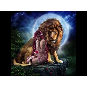 RS334 Girl lion Embroidery Pattern diamond 5D DIY paintings 3D Cross stitch kits mosaic wedding room decor wall stickers 
RS334 Girl lion Embroidery Pattern diamond 5D DIY paintings 3D Cross stitch kits mosaic wedding room decor wall stickers