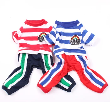Pet Dog Striped Jumpsuit T-Shirt Cat Puppy Coat Pants Spring/Autumn Clothes Apparel 2 Colours
Pet Dog Striped Jumpsuit T-Shirt Cat Puppy Coat Pants Spring/Autumn Clothes Apparel 2 Colours