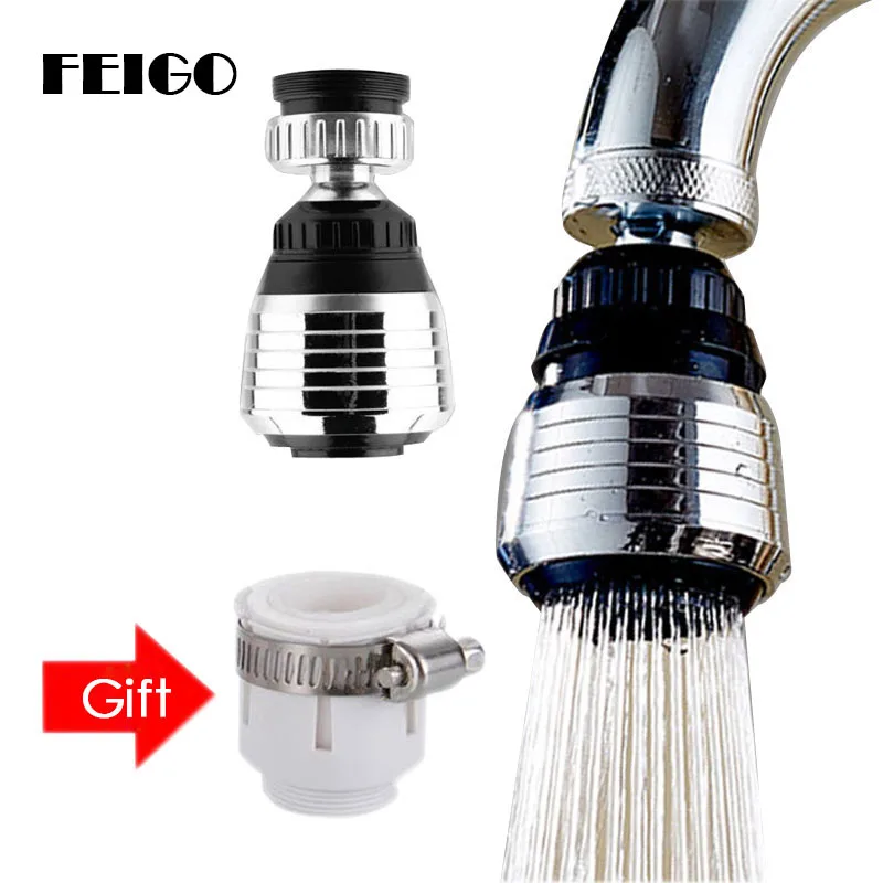 FEIGO 2Pcs Faucet Extender Splashproof Spray Nozzle 360 Degree Swivel Extension Faucet Spout Faucet Connector Gift Kitchen F272
FEIGO 2Pcs Faucet Extender Splashproof Spray Nozzle 360 Degree Swivel Extension Faucet Spout Faucet Connector Gift Kitchen F272