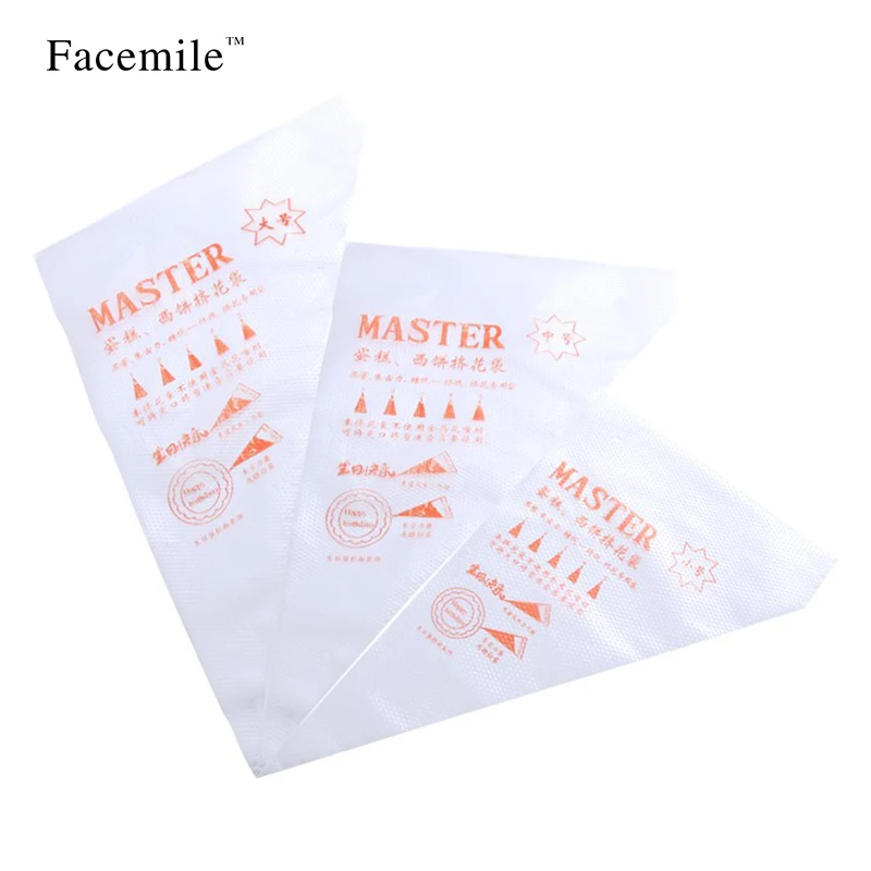 100Pcs/Pack Pastry Bag Icing Piping Fondant Cake Cream Decorating Bags Pastry Tip Tool 02018 Gift
100Pcs/Pack Pastry Bag Icing Piping Fondant Cake Cream Decorating Bags Pastry Tip Tool 02018 Gift