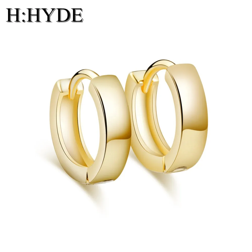 H:HYDE Hot sale Gold Color smooth shiny top quality hoop earrings for Christmas gifts brincos para as mulheres
H:HYDE Hot sale Gold Color smooth shiny top quality hoop earrings for Christmas gifts brincos para as mulheres