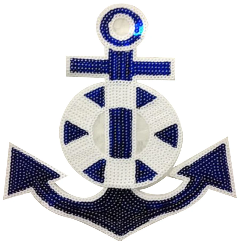 Fashion patch 25cm Anchor hook logo suquins Diy Women Embroidery Iron on patches for clothing applique Stickers Free Shipping
Fashion patch 25cm Anchor hook logo suquins Diy Women Embroidery Iron on patches for clothing applique Stickers Free Shipping