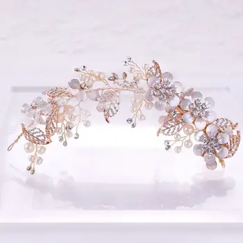 Hedband Wedding Beaded Flower Hair Garland Accessories Bride's Headdress Wedding Jewelry Decorations on The Head Charming FJ095
Hedband Wedding Beaded Flower Hair Garland Accessories Bride's Headdress Wedding Jewelry Decorations on The Head Charming FJ095