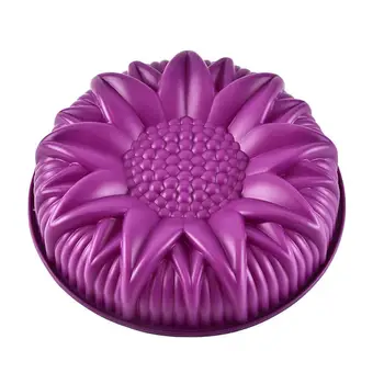 10 inch Round Sunflower Silicone Birthday Cake Baking Pans Handmade Bread Loaf Pizza Toast Tray Silicone Cake Molds
10 inch Round Sunflower Silicone Birthday Cake Baking Pans Handmade Bread Loaf Pizza Toast Tray Silicone Cake Molds
