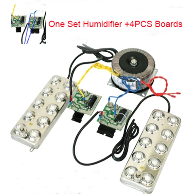 Air Humidifier Ultrasonic Industrial Humidifier Mist/Fog Maker Atomizer Ultrasonic Nebulizer With 4pcs Boards
Air Humidifier Ultrasonic Industrial Humidifier Mist/Fog Maker Atomizer Ultrasonic Nebulizer With 4pcs Boards