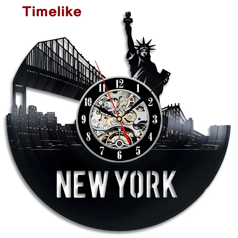 2019 New CD Vinyl Record LP Wall Clock Statue Of Liberty Souvenir Theme Wall Watch Modern City Art Horloge Murale Classic Decor
2019 New CD Vinyl Record LP Wall Clock Statue Of Liberty Souvenir Theme Wall Watch Modern City Art Horloge Murale Classic Decor