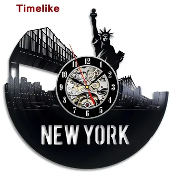 2020 New CD Vinyl Record Wall Clock Statue Of Liberty Souvenir Theme Wall Watch Modern City Art Horloge Murale Classic Decor
2020 New CD Vinyl Record Wall Clock Statue Of Liberty Souvenir Theme Wall Watch Modern City Art Horloge Murale Classic Decor
