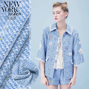 Hot Autumn and winter new Blue bay weaving tweed fabric for coat tissu au meter telas por metros tecido shabby chic tela tissus
Hot Autumn and winter new Blue bay weaving tweed fabric for coat tissu au meter telas por metros tecido shabby chic tela tissus