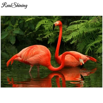 REALSHINING 5D DIY Diamond embroidery Pink Lake Flamingos Mosaic Cross Stitch Full Square Diamond Painting Wall Stickers FS2090
REALSHINING 5D DIY Diamond embroidery Pink Lake Flamingos Mosaic Cross Stitch Full Square Diamond Painting Wall Stickers FS2090