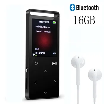 MP4 Player with Bluetooth 4.0, 16GB Lossless Touch Button MP3 Music Player with FM Radio Voice Record-Support 64GB Micro SD Card
MP4 Player with Bluetooth 4.0, 16GB Lossless Touch Button MP3 Music Player with FM Radio Voice Record-Support 64GB Micro SD Card