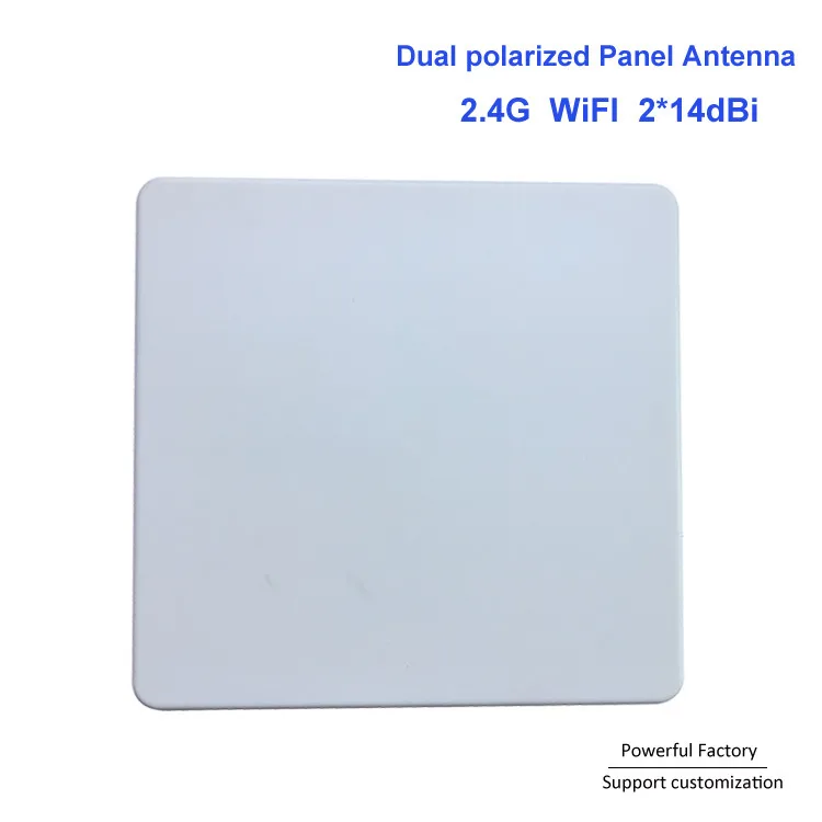 Directional Long distance dual polarized 14dbi external panel antenna 2.4g wifi antenna 1pcs
Directional Long distance dual polarized 14dbi external panel antenna 2.4g wifi antenna 1pcs