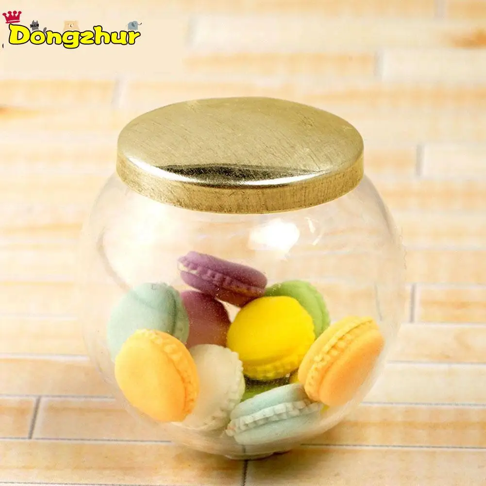 About 28*30mm Miniature Furniture Long Glass Biscuits Mini Can Candy Jar with Removable Alloy Cover For 1:12 Dollhouse WWP5265
About 28*30mm Miniature Furniture Long Glass Biscuits Mini Can Candy Jar with Removable Alloy Cover For 1:12 Dollhouse WWP5265
